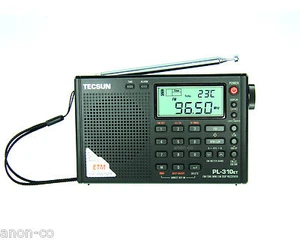 TECSUN PL-310ET (Black Color) PLL DSP Multi Band Radio ** ENGLISH VERSION** - Afbeelding 1 van 9