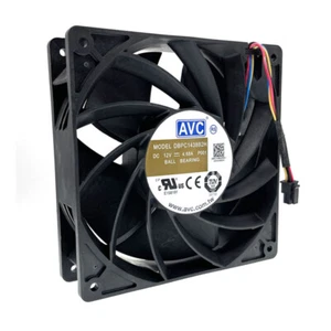 DBPC1438B2H P001 Ventola di raffreddamento minerario 140 mm 14 cm, 140 x 140 x 38 mm 12 V doppia sfera - Foto 1 di 4
