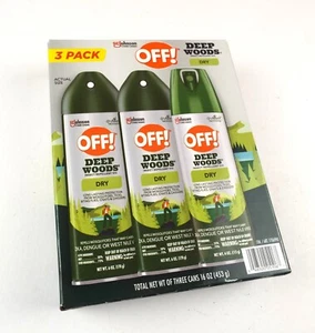 OFF! Deep Woods Insect Repellent 3 Pack (6 OZ) New In box - Picture 1 of 3