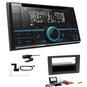 Kenwood DPX-7300DAB Autoradio Bluetooth DAB+ für Saab 9-5 2009-2011 schwarz - Bild 1 von 5