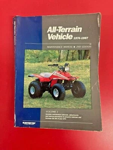 Manual de reparación de taller de servicio ATV Honda Suzuki Yamaha Kawasaki Polaris 1974-1987  - Imagen 1 de 2