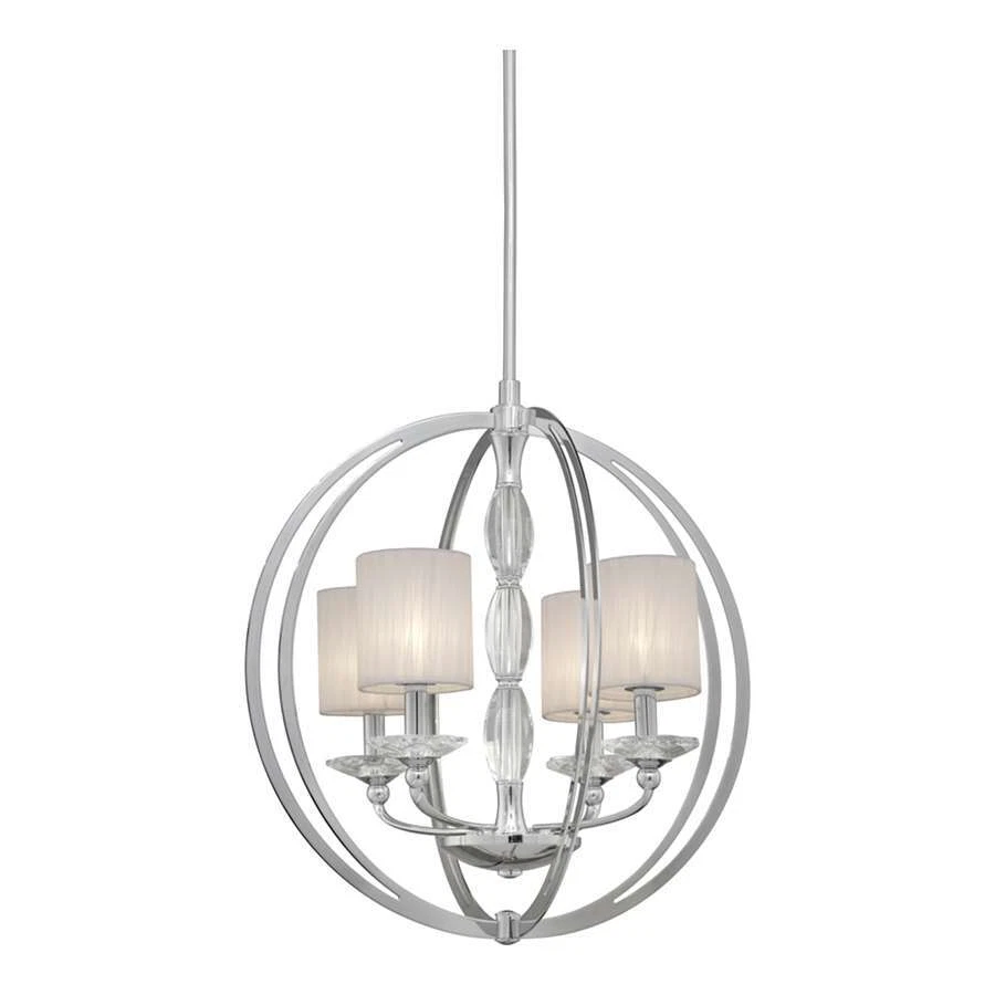 Colgante Forte Lighting 4 luces en cromo - 1877443 Foto 1 de 1