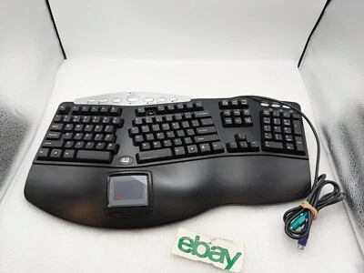 Adesso Tru-Form Contoured Ergonomic Keyboard PCK-308B Missing Key(s) FREE S/H - Image 1 of 4