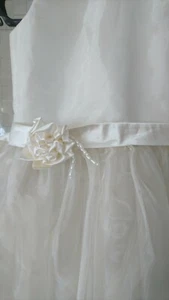 Weißes kleid mädchen gr. 134 - Bild 1 von 3