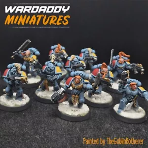 Pro Painted Warhammer 40k space wolves ×10 G3 space marines games workshop - Picture 1 of 3