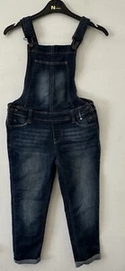L.E.I overalls girls sizeL  blue demin jean button sides Skinny Legs. - Picture 1 of 10