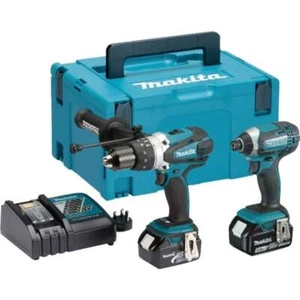 Makita DLX2145TJ 18v Cordless Twin Pack 2 x 5.0ah Batteries DHP458 & DTD152 - Picture 1 of 2