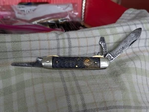 CAMILLUS Cub Scout Pocket Knife Multi-Tool BSA Boy Scouts USA Vintage 70s Jigged - Picture 1 of 16