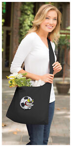 Soccer Tote Bag CUTE Sling Style Across Body FULLY LINED!