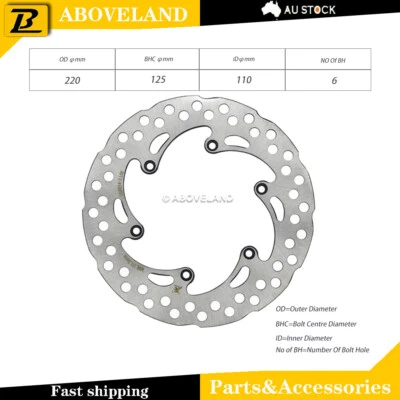 Motorcycle Brake DISC ROTOR REAR FITS KTM SX-F 350 2011 2012 2013 2014 2015 — 第 1/2 张图片