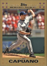2007 (BREWERS) Topps Gold #396 Chris Capuano/2007