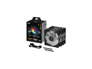 ASUS TUF Gaming TR120 ARGB Fan - Black - Triple Pack Higher Cooling Performance - Picture 1 of 9