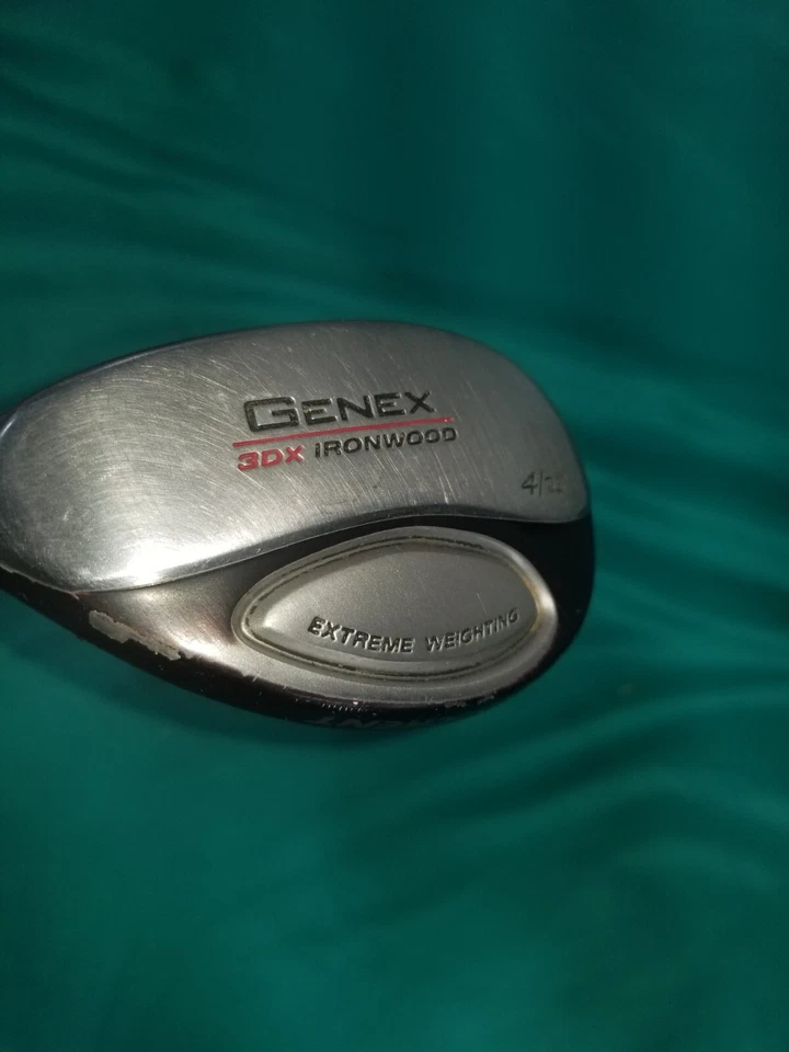 Nickent Genex 3DX 4/23° IronWood Ext Weight 75g Graphite LH Swing R Flex PICS  - Image 1 of 4