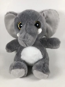 Ganz Plush Sweet Chums Elephant Grey H13313 Glitter Eyes Stuffed Animal 7” - Picture 1 of 12