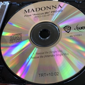 madonna Rescue Me pro-cd promo in-house reference 2 track - Picture 1 of 3