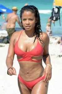 Christina Milian In Pink Bikini Picture Print 8X10 CELEBRITY PHOTO 304642.. - Picture 1 of 1