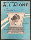 Vintage 1924 All Alone Sheet Music-By Irving Berlin-Featured The Music Box Revue