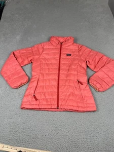 Patagonia Goose Down Sweater Youth Girls XL 14 Pink Puffer Jacket Quilted Kids - Picture 1 of 21