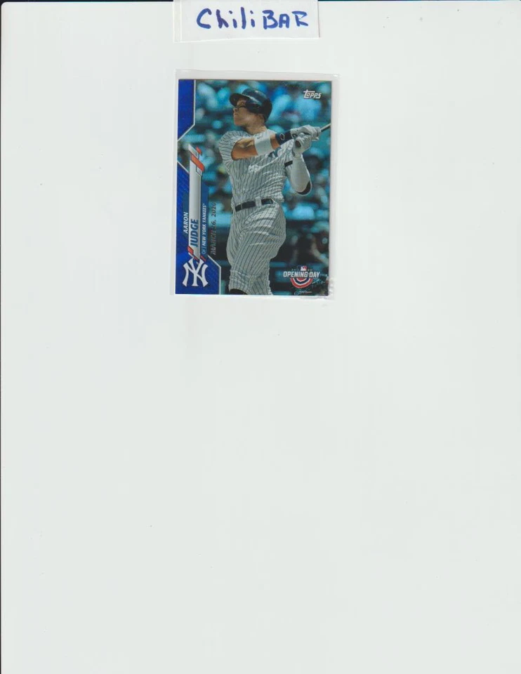 2020 Topps Opening Day AARON JUDGE Blue Foil #31 Yankees - Image 1 of 1