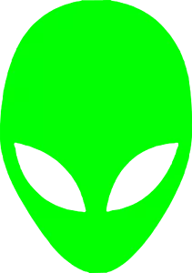 Alien Head DIE CUT VINYL Car TRUCK Boat WINDOW Bumper ET STICKER DECAL ANY COLOR - Bild 1 von 2
