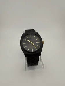Nixon Time Teller Edelstahl schwarz/gold Uhr A045-1041 offene Box - Bild 1 von 9