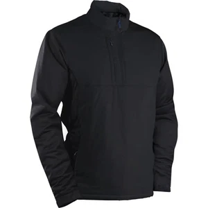 New Sun Mountain Golf Colter II Long Sleeve Pullover Black L - Picture 1 of 2