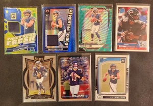 (7) 2024 Caleb Williams Novato Lote Verde Prizm Parche Óptico Donruss Instantáneo/890 - Imagen 1 de 5