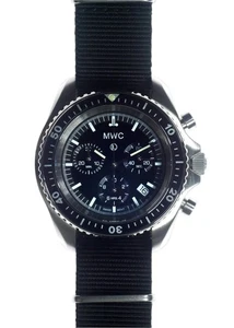 MWC Edelstahl Militär Piloten Chronograph mit Schweizer Ronda 5040.D Uhrwerk - Bild 1 von 15