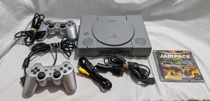 Sony PlayStation 1 PS1 Gray Starter Bundle SCPH-7001,All Items Fully Function - Picture 1 of 7