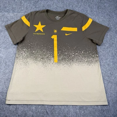 Nike Army Black Knights Old Ironsides Untouchable Olive Football Jersey XXL 2XL - Image 1 of 4