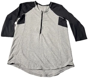 Lululemon 3/4 Arm Shirt Damen Größe 2 grau und schwarz - Bild 1 von 7