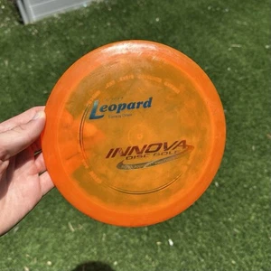 Innova PFN PRO LEOPARD 174g 7/10 PATENT #’s CANDY DISC GOLF Orange Rare - Picture 1 of 3