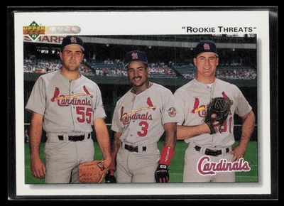 1992 Upper Deck Rookie Threats St. Louis Cardinals #702 - Image 1 of 2