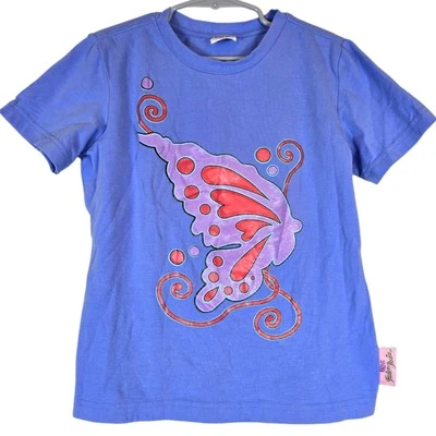 Camisa Bratz Y2k Vintage 2007 4you Moda Pixiez Mariposa Niñas Talla 5 Púrpura  Foto 1 de 4