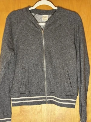 Abercrombie Fitch Hoodie L Grey Front Zipper  - Image 1 of 4