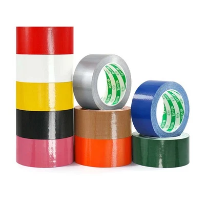 Color Cloth Base Tape Cloth Duct Tape Carpet Floor Waterproof Tapes 20-100mm - Image 1 of 4
