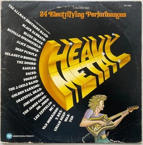 DOORS/BLACK SABBATH/LED ZEPELLIN/JIMI HENDRIX Heavy Metal 2LP WARNER BROS VG/VG - Picture 1 of 3