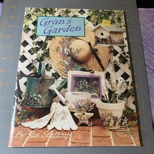 Gran's Garden Painting Book by Ros Stallcup Crafting - Picture 1 of 5