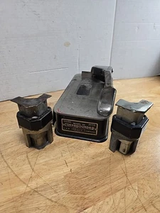 Vintage L.A.S. Christie CO. MODELO 20 CORTADOR DE PAPEL CORNEROUNDER con troqueles lote - Imagen 1 de 10