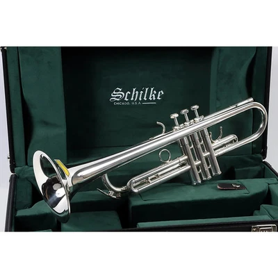 Trompeta Schilke B5 Tradicional Personalizada Bb Plateada, Campana de Berilio 197882 OB Foto 1 de 4