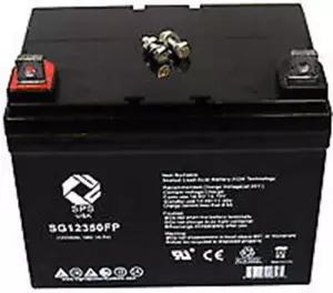 SPS Brand 12V 35Ah Replacement Battery for AGM Golf Cart - Picture 1 of 2