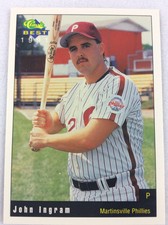 1991 Martinsville Phillies-Classic BEST Minor Lg Baseball Card-John Ingram