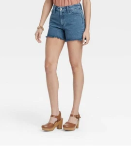 Damen Vintage Midi Shorts - Universal Thread - Blau - 0/25 - S191 - Bild 1 von 5