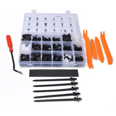 435×Car Door Panel Bumper Shield Retainer Push Pin Rivet Screw Clips Fastener US - Image 1 of 4