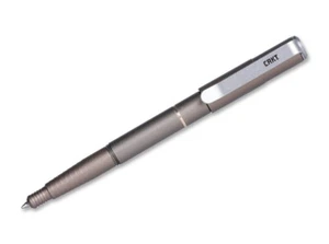 CRKT Collet Pen Tactical Pen Multi Purpose Pen Kugelschreiber Aluminium braun - Picture 1 of 2