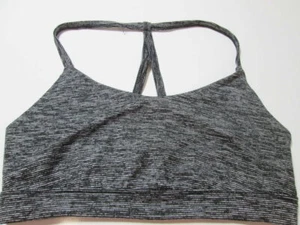 Old Navy Sport Bra Size S Gray Wireless Unlined Racerback Pullover Light Support - Picture 1 of 6
