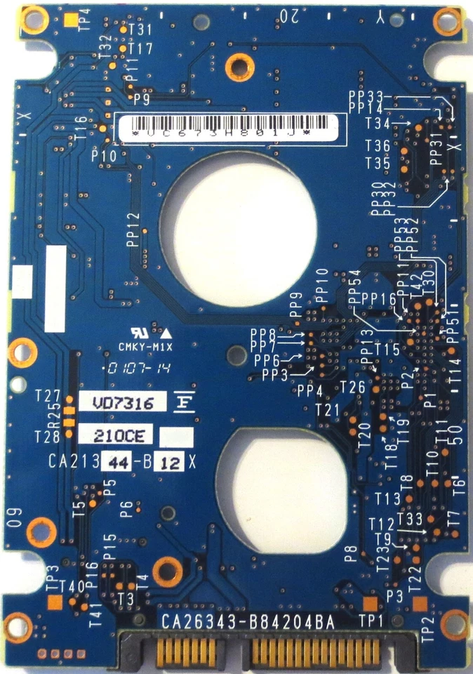 MHW2120BH CA06820-B44700SN 0FFD3A-00000012 (CA26343-B84204BA) 120gb Sata PCB - Image 1 of 1