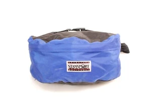 Vintage Stansport Blue Nylon Waist Pack Fanny Pack Hip Pouch Bum Bag VGUC - Picture 1 of 5