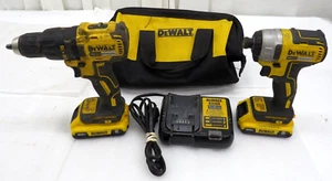 DeWalt 20V Brushless DCD777 1/2" Drill Driver & DCF787 1/4" Impact Driver Kit - Bild 1 von 16