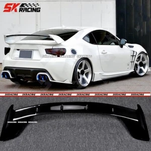 Fits Toyota GT86 Subaru BRZ Coupe 13-20 Gloss Black Rear Trunk Spoiler Wing Lip - Picture 1 of 8
